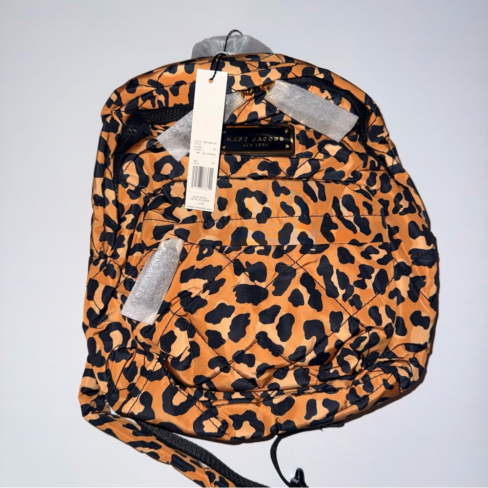 Marc Jacobs Leopard Patterned Backpack - Picture 7 of 7